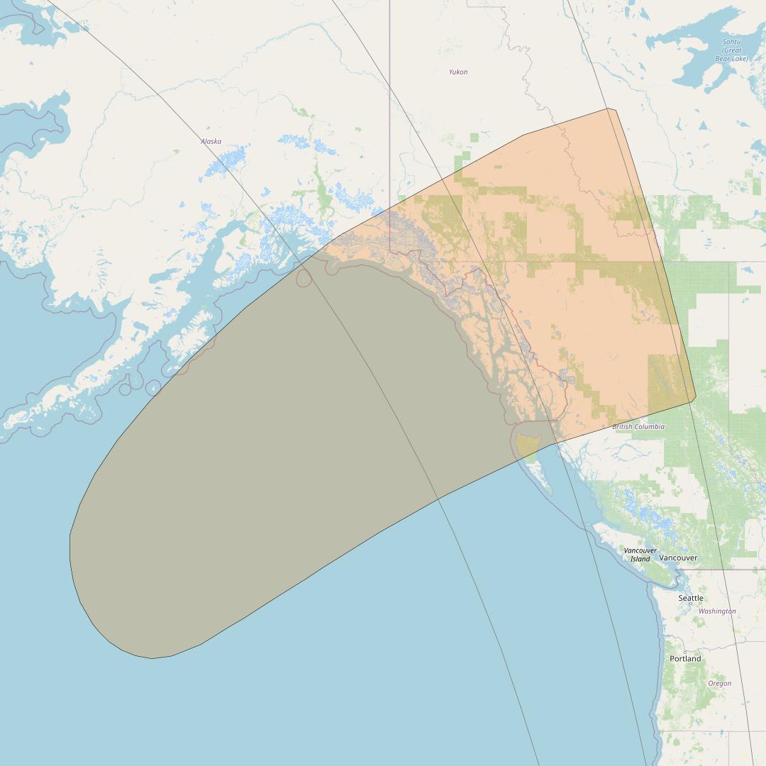 Chinasat 19 at 163&deg; E downlink Ka-band B166 User Spot beam coverage map