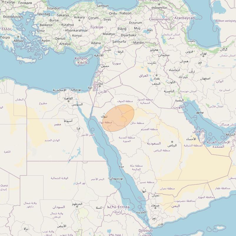 Eutelsat Konnect VHTS at 3&deg; E downlink Ka-band S219 User Spot beam coverage map