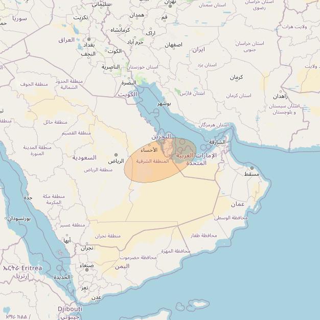 Eutelsat Konnect VHTS at 3&deg; E downlink Ka-band S229 User Spot beam coverage map