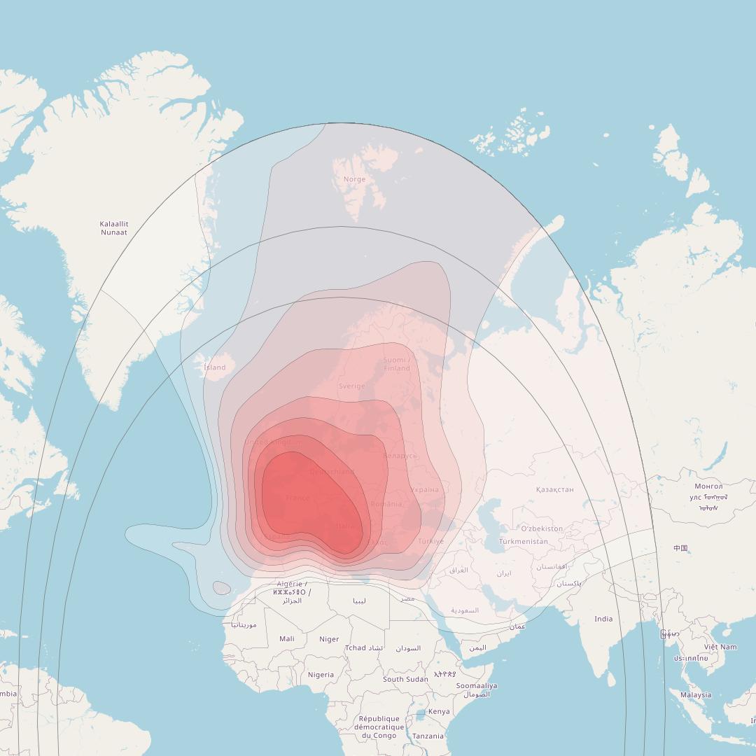 SatBeams - Satellite Details - Eutelsat Hot Bird 13E (HB13E, Eutelsat ...