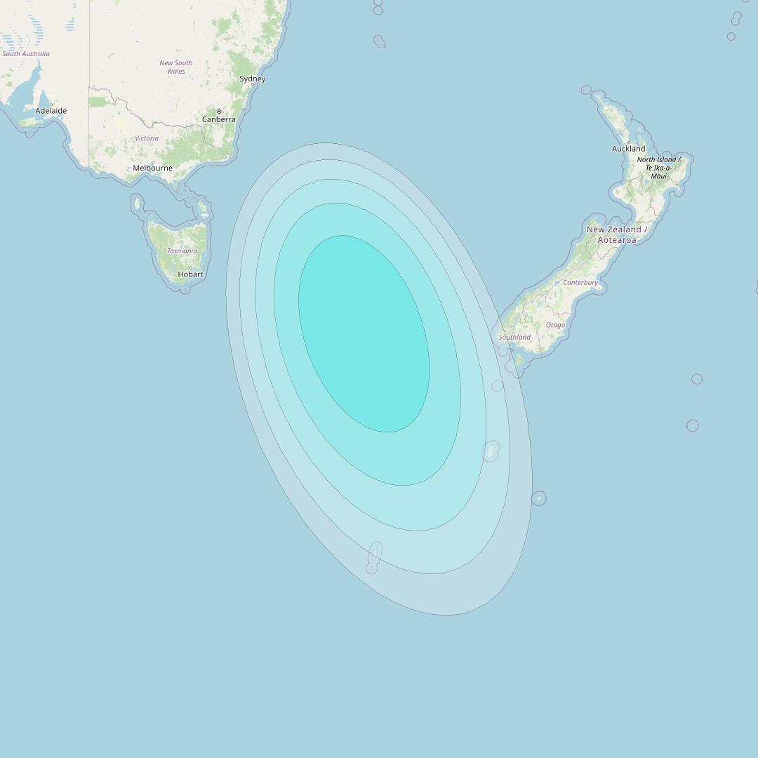 Inmarsat-4F2 at 143&deg; E downlink L-band F2S113 User Spot beam coverage map