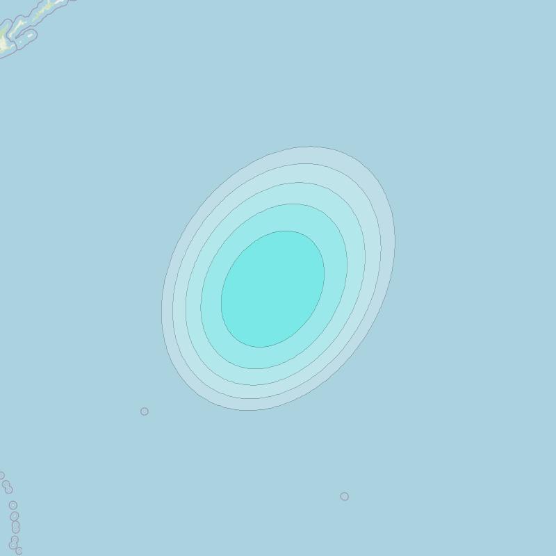 Inmarsat-4F2 at 143&deg; E downlink L-band F2S136 User Spot beam coverage map