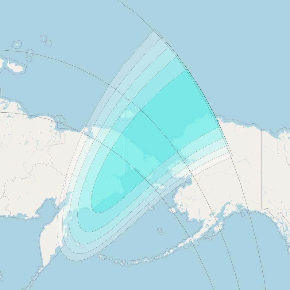 Inmarsat-4F2 at 143&deg; E downlink L-band F2S139 User Spot beam coverage map