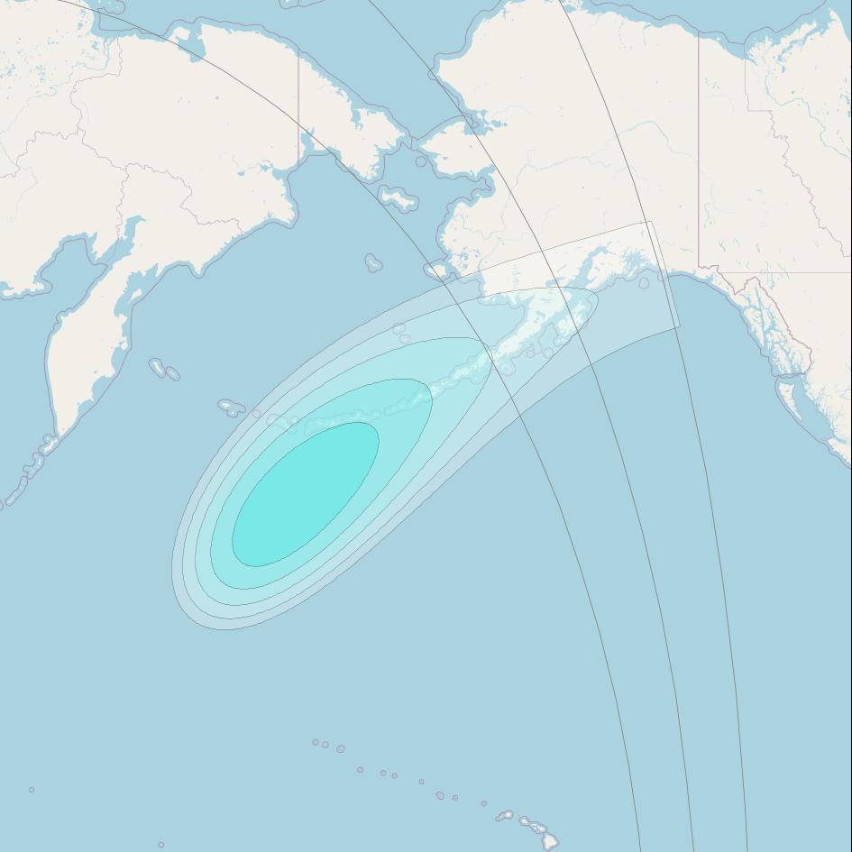 Inmarsat-4F2 at 143&deg; E downlink L-band F2S152 User Spot beam coverage map