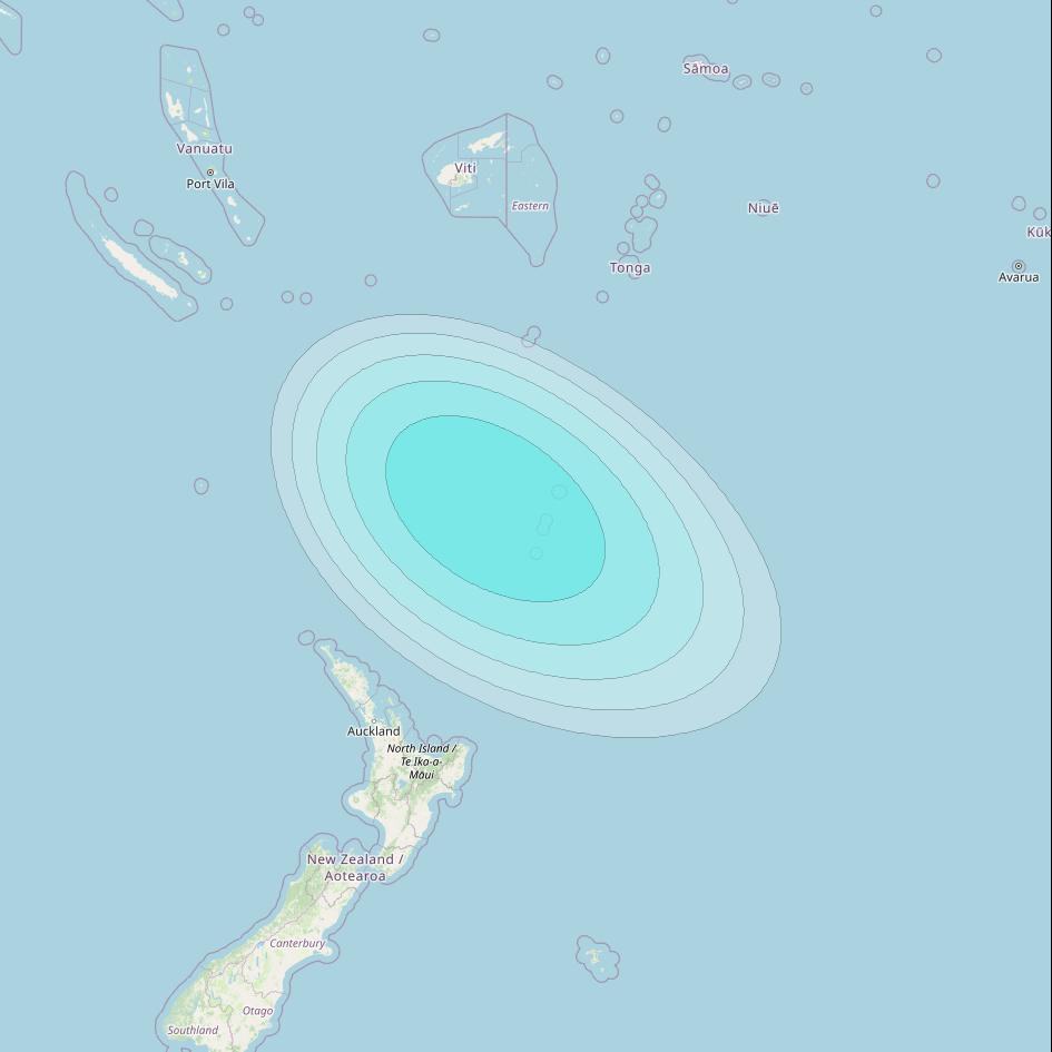 Inmarsat-4F2 at 143&deg; E downlink L-band F2S156 User Spot beam coverage map
