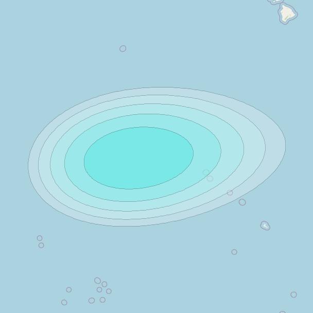 Inmarsat-4F2 at 143&deg; E downlink L-band F2S184 User Spot beam coverage map