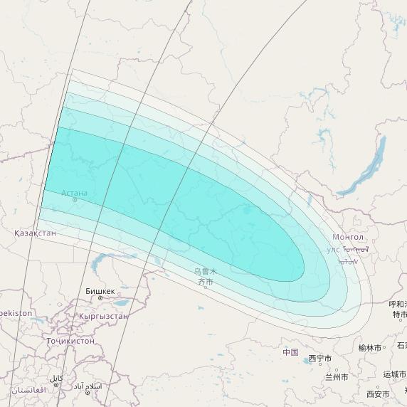 Inmarsat-4F1 at 143° E downlink L-band S040 User Spot beam coverage map
