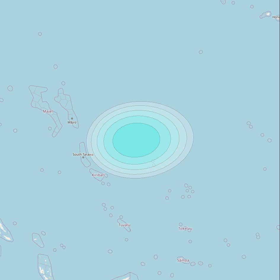 Inmarsat-4F1 at 143° E downlink L-band S173 User Spot beam coverage map
