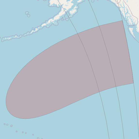 JCSat 1C at 150° E downlink Ku-band User Spot36 beam coverage map