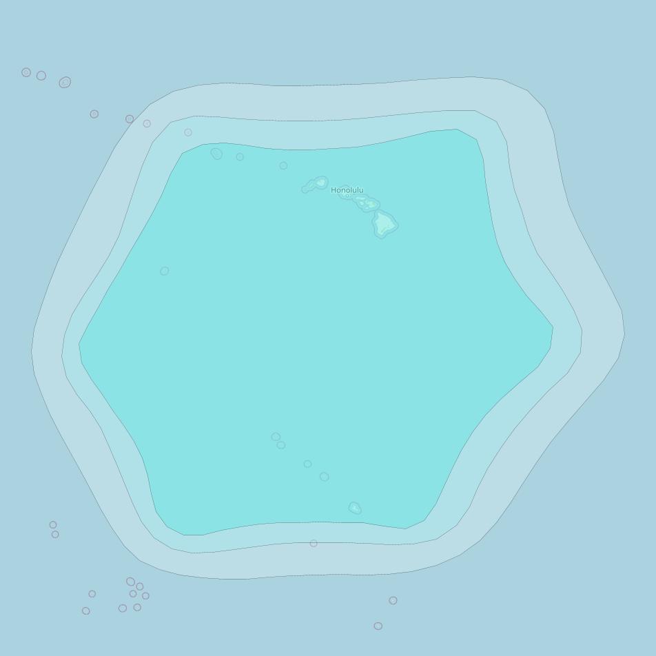 Inmarsat-4F1 at 178&deg; E downlink L-band F1R006 Regional Spot beam coverage map