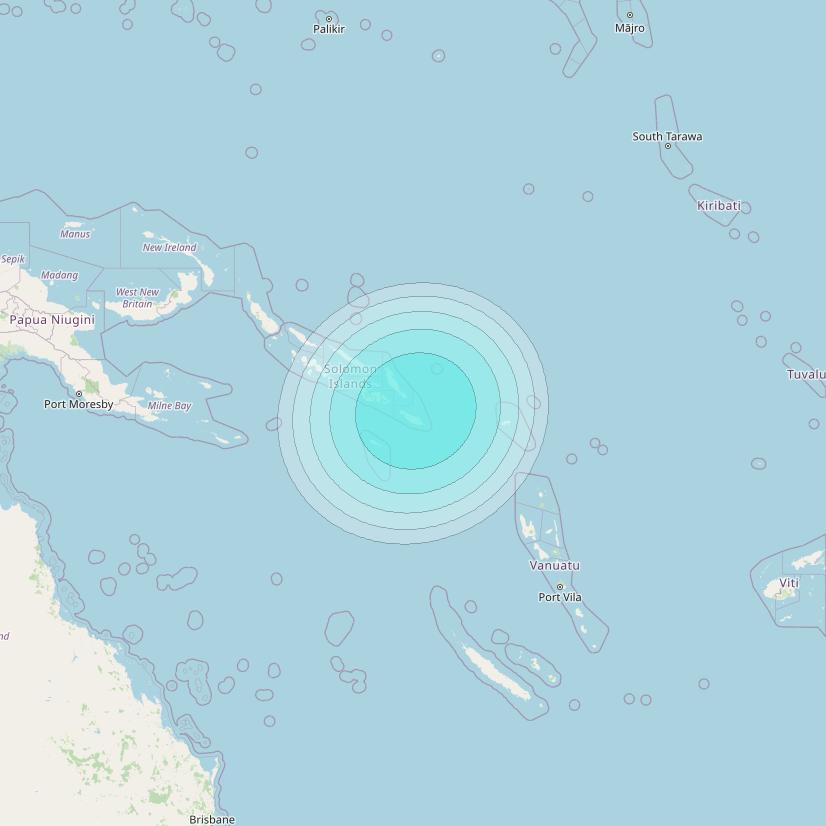 Inmarsat-4F1 at 178&deg; E downlink L-band F1S059 User Spot beam coverage map