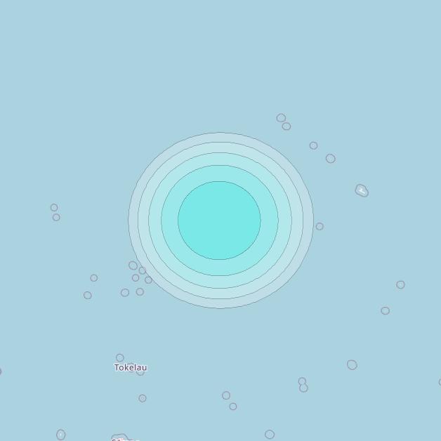 Inmarsat-4F1 at 178&deg; E downlink L-band F1S132 User Spot beam coverage map
