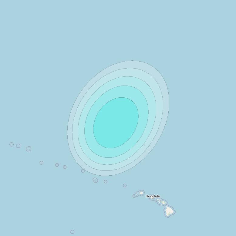 Inmarsat-4F1 at 178&deg; E downlink L-band F1S136 User Spot beam coverage map