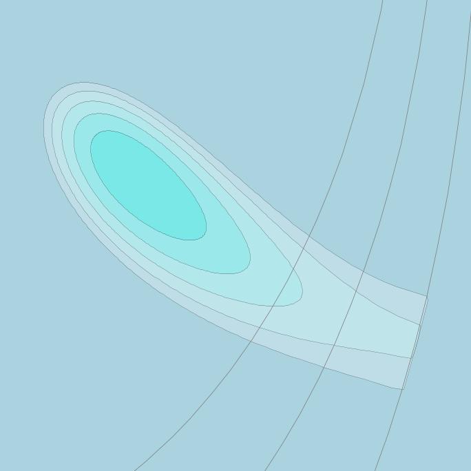 Inmarsat-4F1 at 178&deg; E downlink L-band F1S141 User Spot beam coverage map