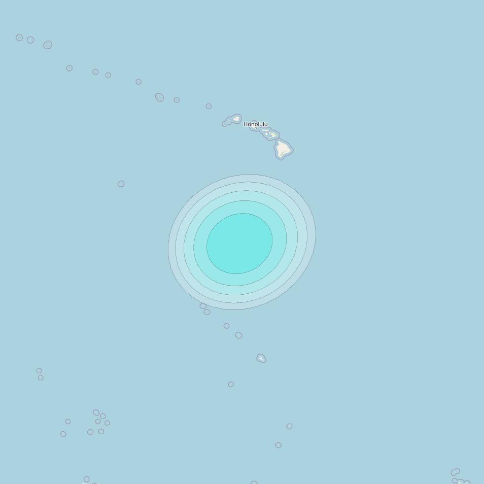 Inmarsat-4F1 at 178&deg; E downlink L-band F1S148 User Spot beam coverage map