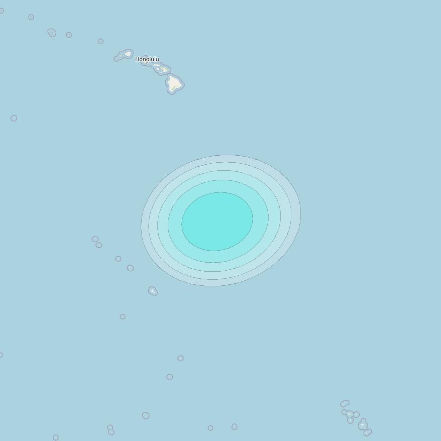 Inmarsat-4F1 at 178&deg; E downlink L-band F1S161 User Spot beam coverage map