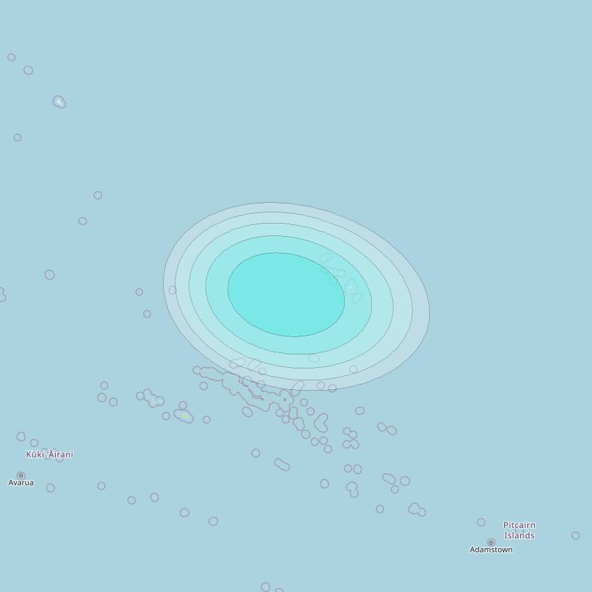 Inmarsat-4F1 at 178&deg; E downlink L-band F1S171 User Spot beam coverage map