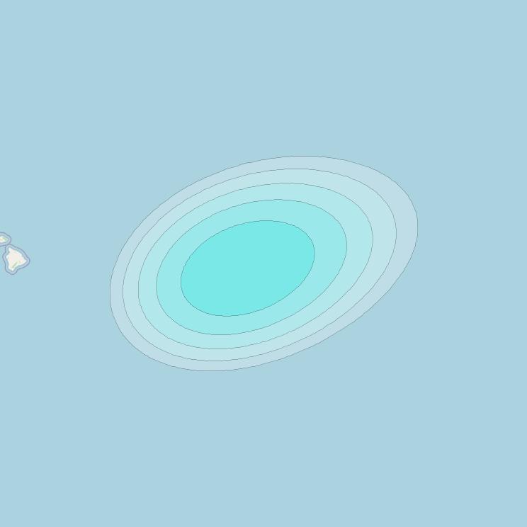 Inmarsat-4F1 at 178&deg; E downlink L-band F1S175 User Spot beam coverage map