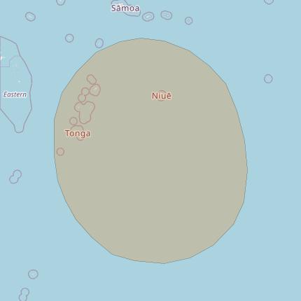 Inmarsat GX3 at 180° E downlink Ka-band S51DL Spot beam coverage map