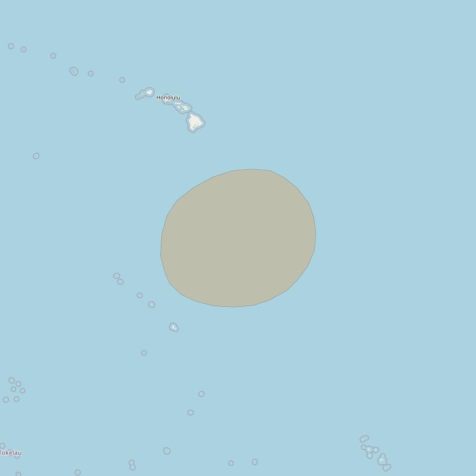 Inmarsat GX3 at 180° E downlink Ka-band S72DL Spot beam coverage map