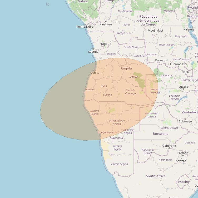 Inmarsat GX4 at 56° E downlink Ka-band S6DL Spot beam coverage map