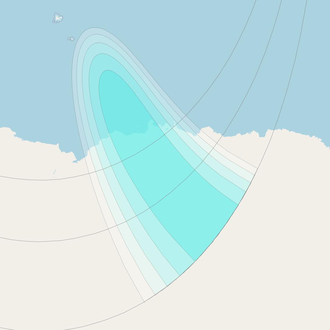 Inmarsat-4F2 at 64° E downlink L-band S112 User Spot beam coverage map