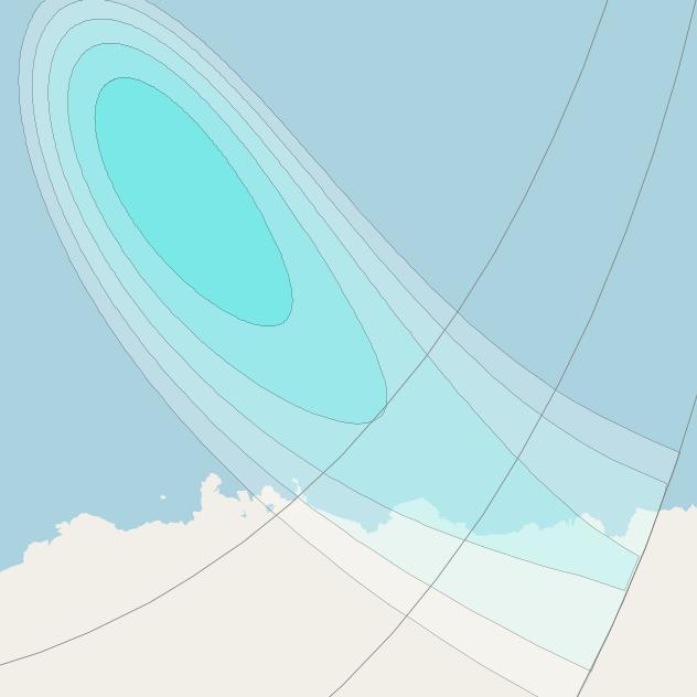 Inmarsat-4F2 at 64° E downlink L-band S126 User Spot beam coverage map