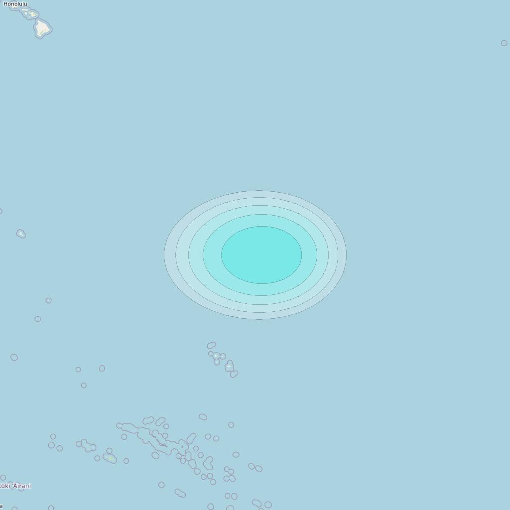 Inmarsat-4F3 at 98° W downlink L-band S023 User Spot beam coverage map