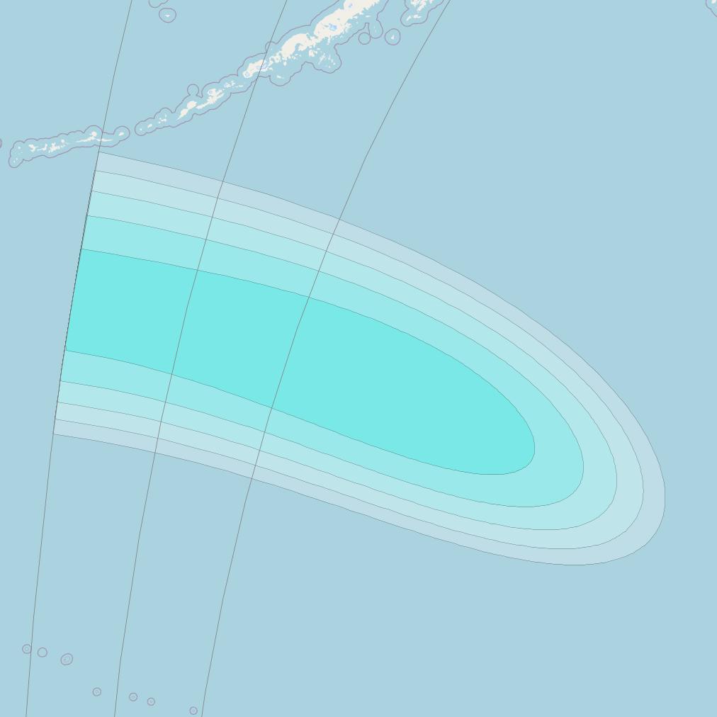 Inmarsat-4F3 at 98° W downlink L-band S028 User Spot beam coverage map