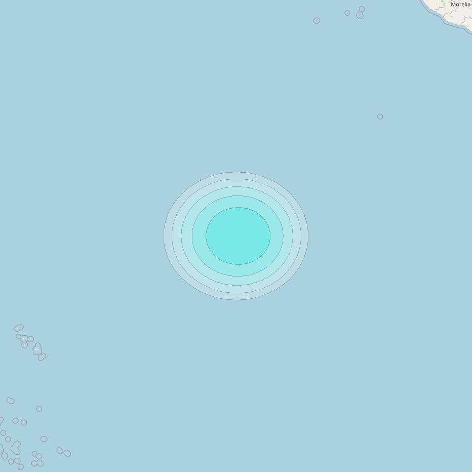 Inmarsat-4F3 at 98° W downlink L-band S047 User Spot beam coverage map