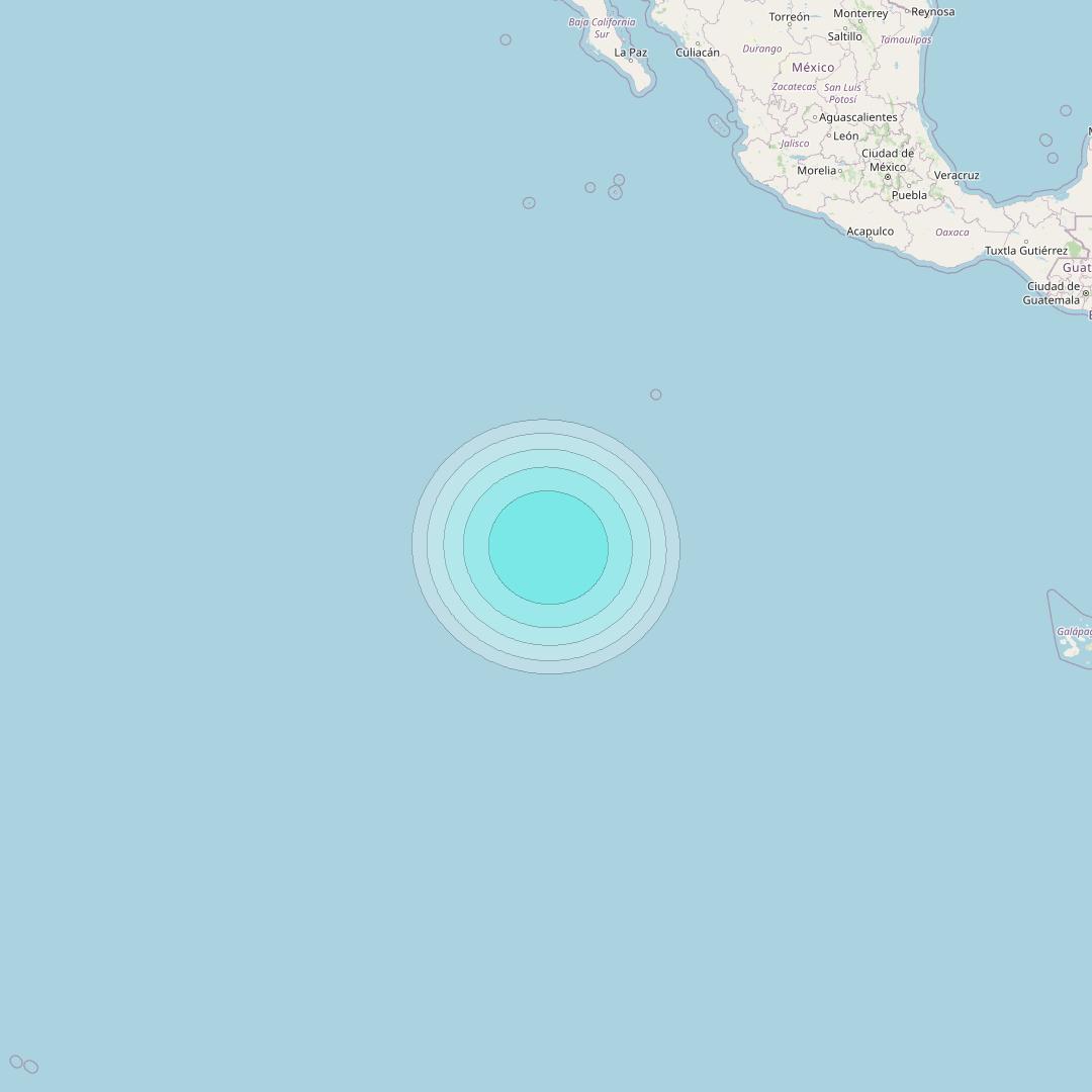 Inmarsat-4F3 at 98° W downlink L-band S061 User Spot beam coverage map