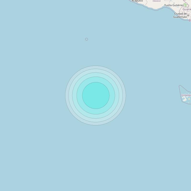 Inmarsat-4F3 at 98° W downlink L-band S075 User Spot beam coverage map