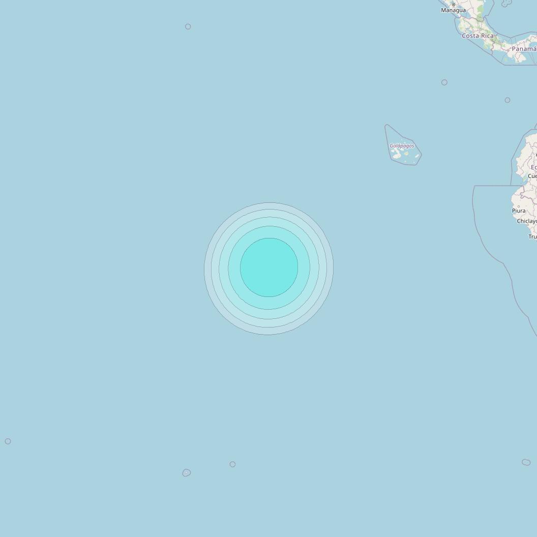 Inmarsat-4F3 at 98° W downlink L-band S088 User Spot beam coverage map