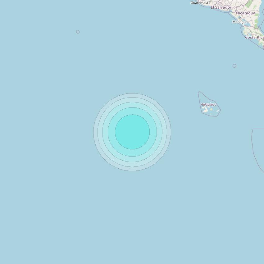 Inmarsat-4F3 at 98° W downlink L-band S089 User Spot beam coverage map